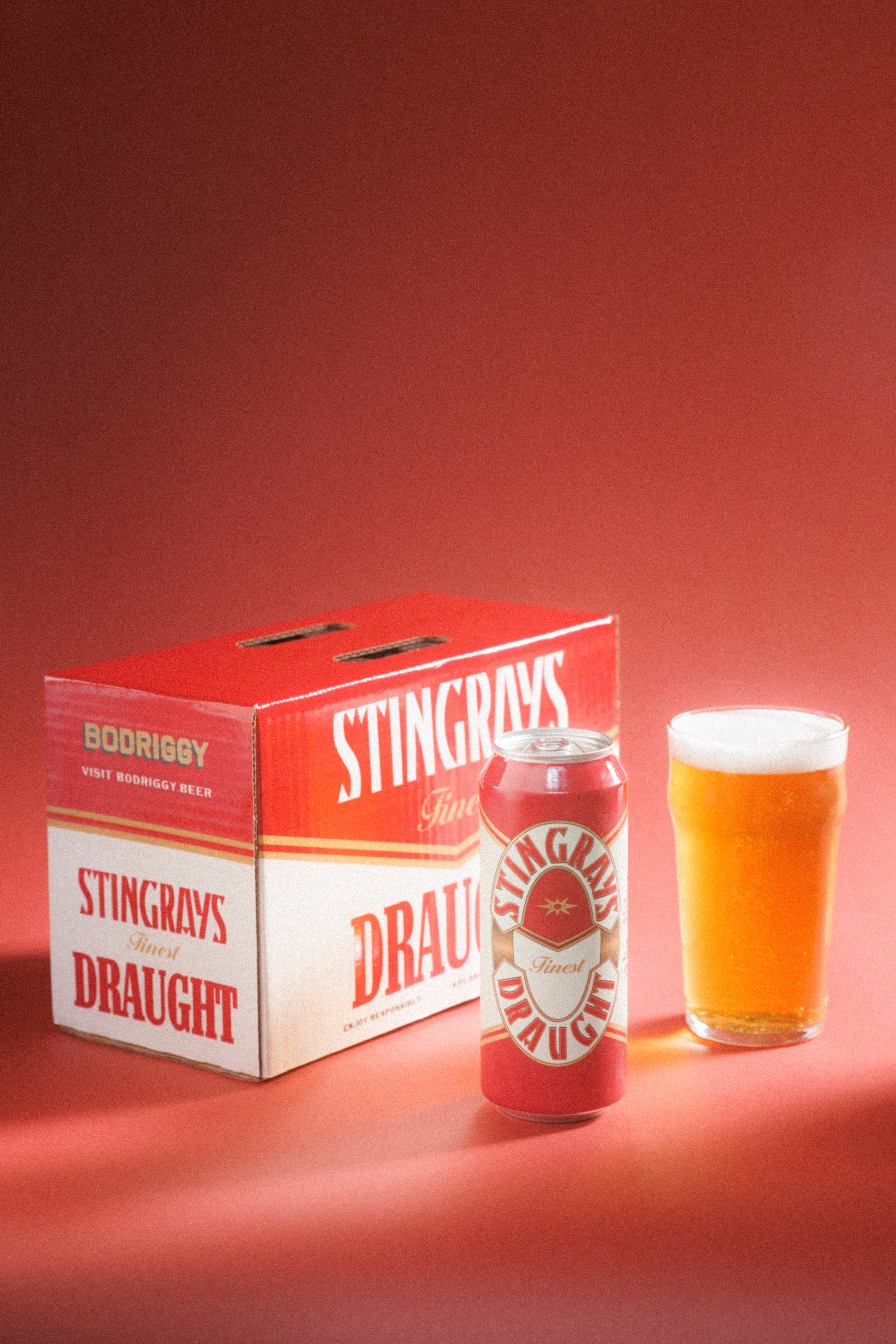Stingrays Draught 4.5% 500ml 8-PACK Limited Edition