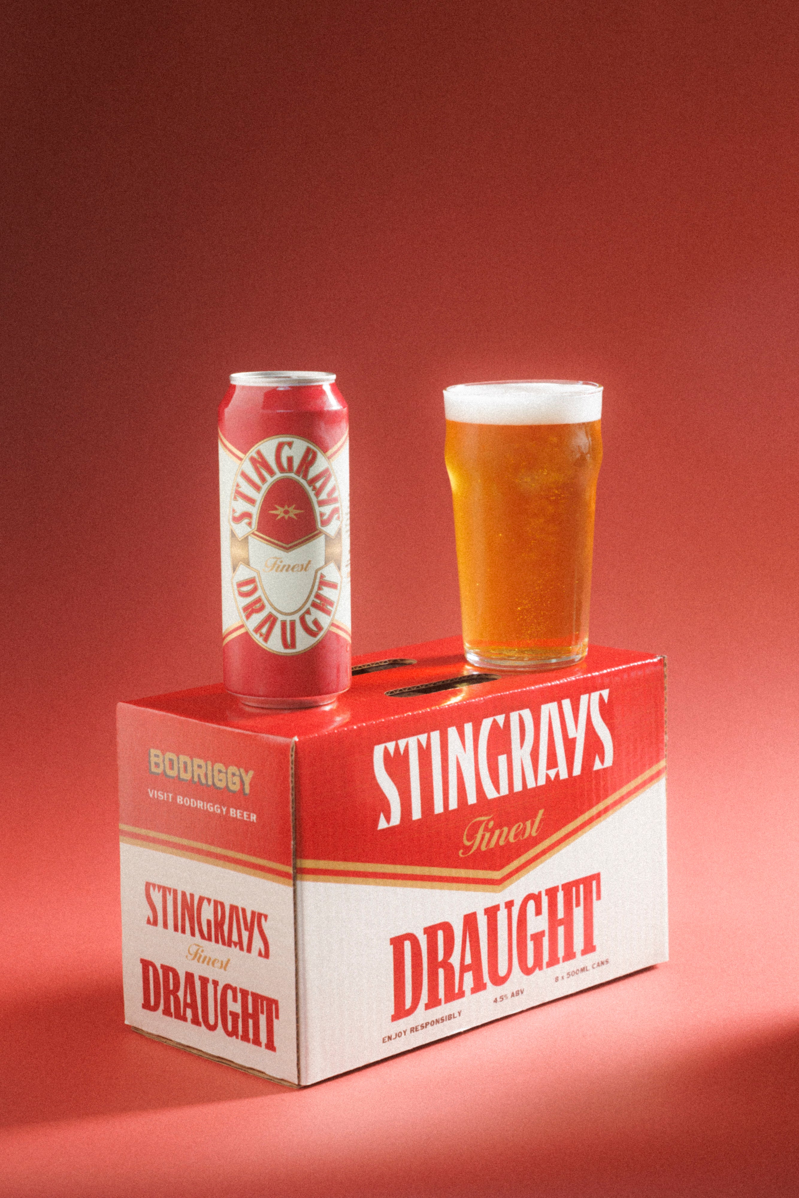 Stingrays Draught 4.5% 500ml 8-PACK Limited Edition