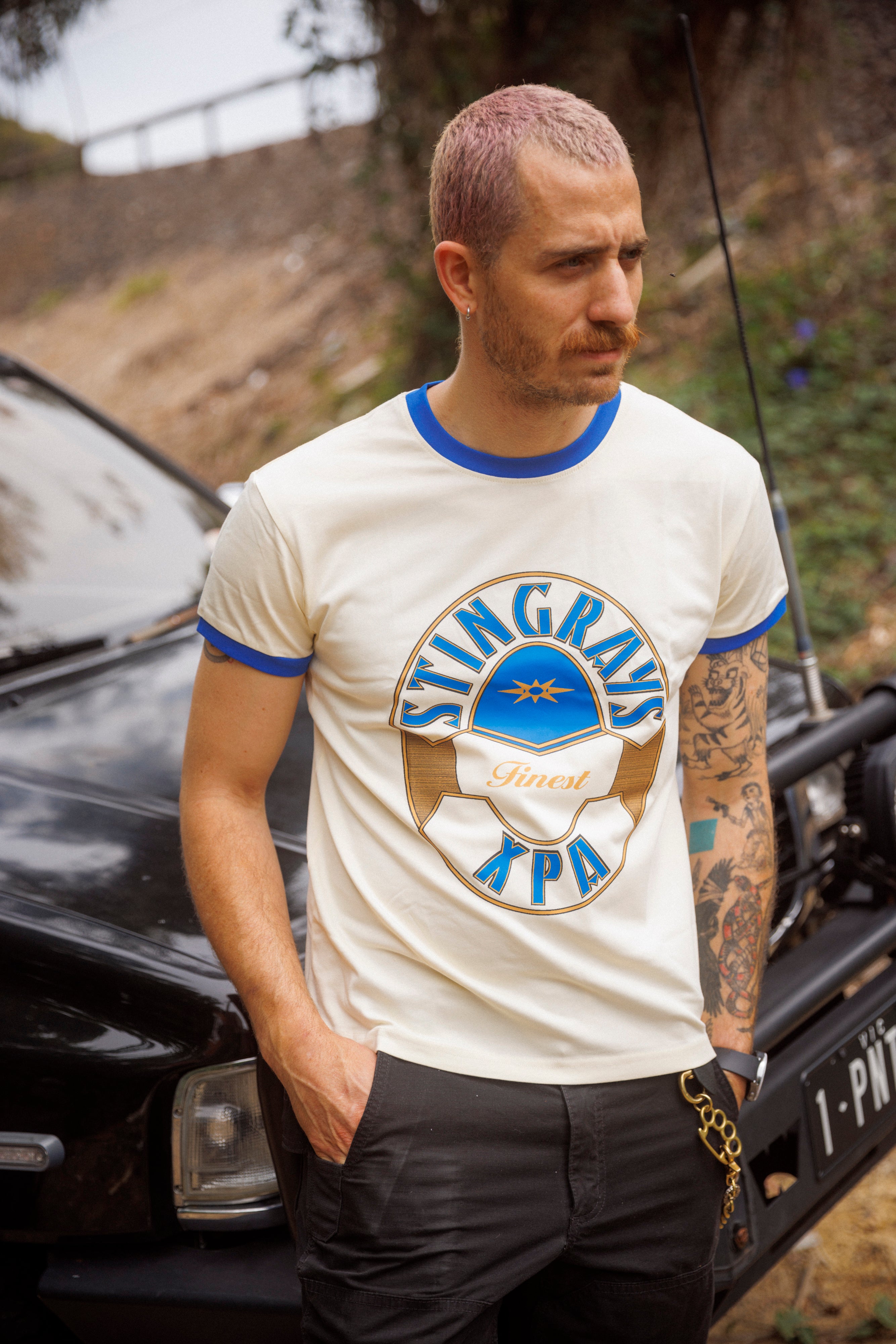 Stingrays Ringer Tee