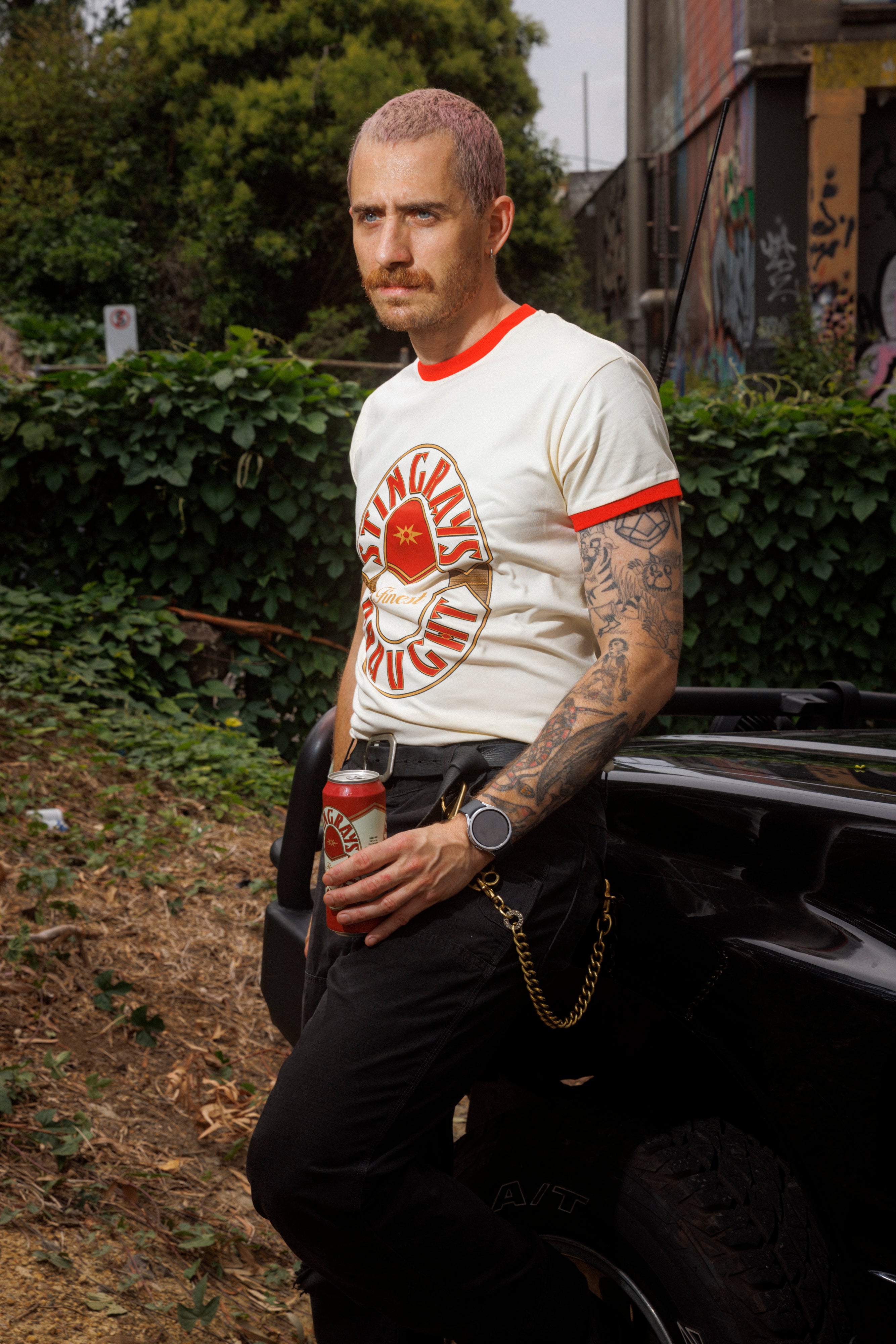 Stingrays Ringer Tee