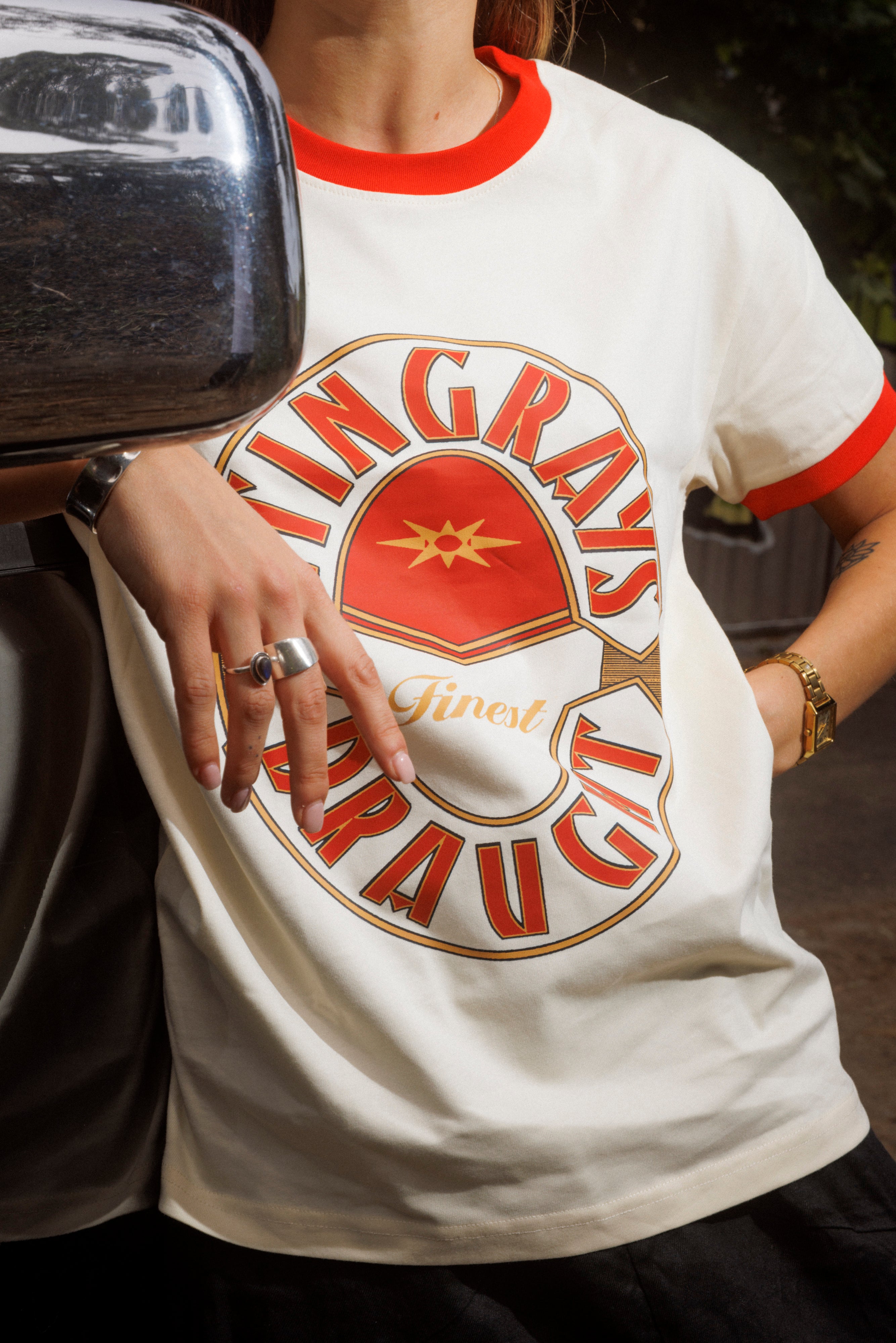 Stingrays Ringer Tee