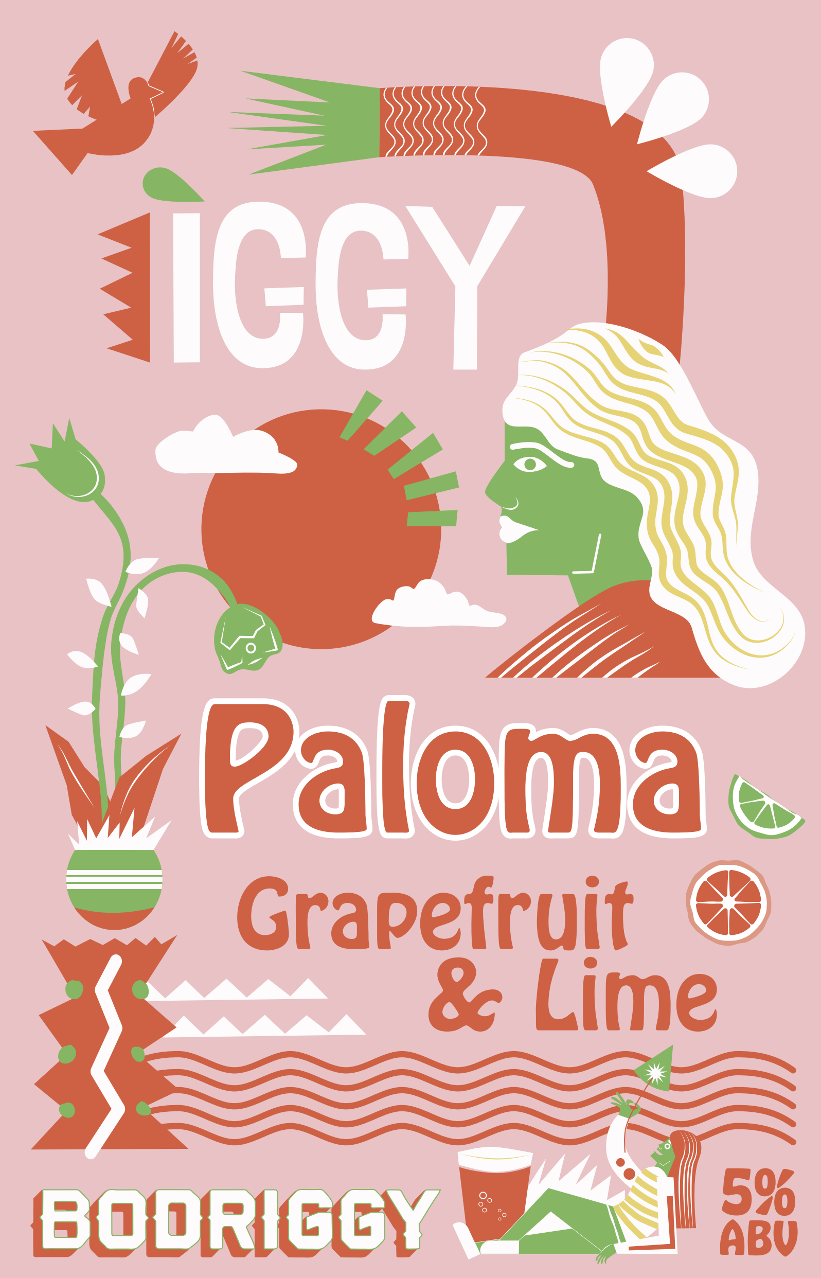 Iggy Paloma Seltzer - Grapefruit & Lime 5%