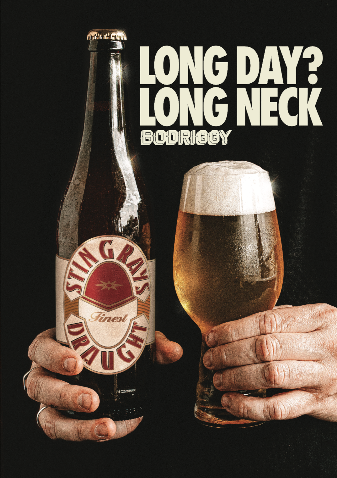 Stingrays Draught 4.5% 640ml Long Neck