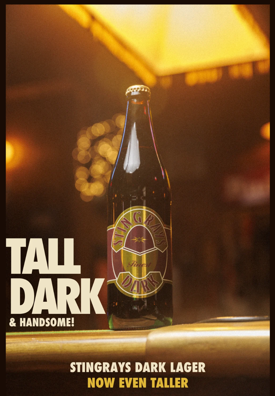 NEW: Stingrays Dark Lager Long Neck 650ml