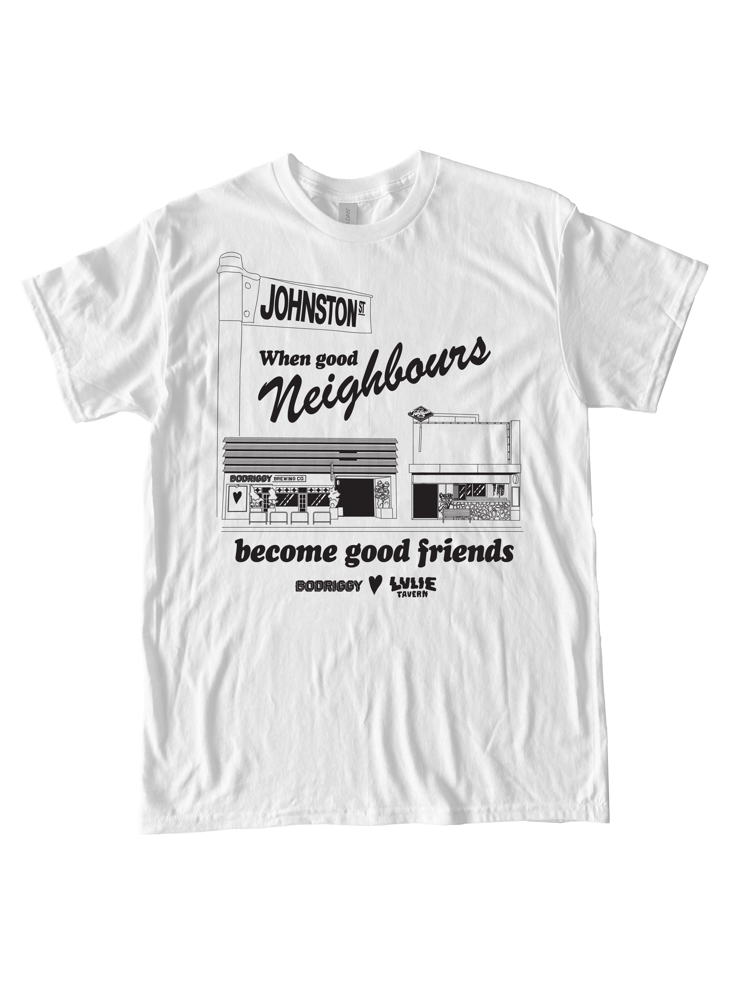 NEIGHBOURS: Bodriggy X Lulie tavern Tee